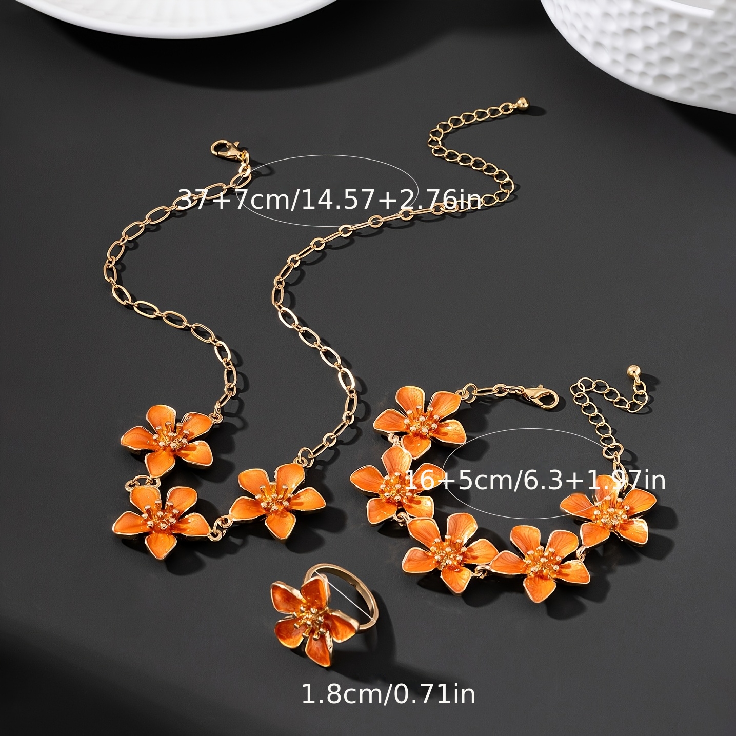 3pcs Women's Jewelry Set, Summer Vacation Style